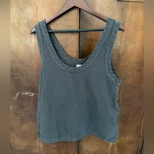Faherty Charcoal Tank Top
